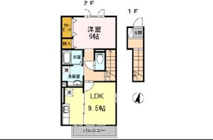 エスポワール鵠沼の物件間取画像